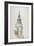 View of the Tower and Spire of St Martin Within Ludgate, City of London, 1840-null-Framed Giclee Print