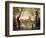 View of the Town and Cathedral of Mantes Through the Trees, Evening-Jean-Baptiste-Camille Corot-Framed Giclee Print