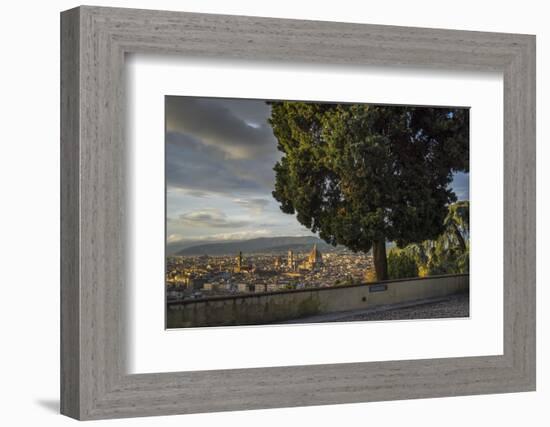 View of the Town from San Miniato Al Monte-Guido Cozzi-Framed Photographic Print