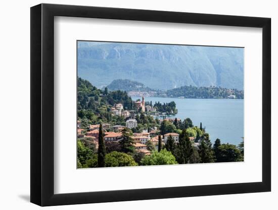 View of the town of Tremezzo, Lake Como, Italian Lakes, Lombardy, Italy, Europe-Jean Brooks-Framed Photographic Print