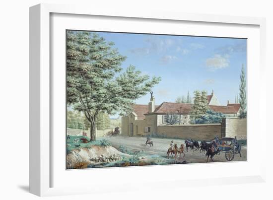 View of the Trou D'Enfer Farm Between Saint-Germain and Marly, C.1810-Antoine Pierre Mongin-Framed Giclee Print