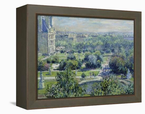 View of the Tuileries Gardens, Paris, 1876-Claude Monet-Framed Premier Image Canvas