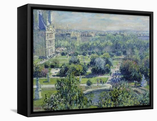 View of the Tuileries Gardens, Paris, 1876-Claude Monet-Framed Premier Image Canvas