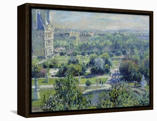 View of the Tuileries Gardens, Paris, 1876-Claude Monet-Framed Premier Image Canvas