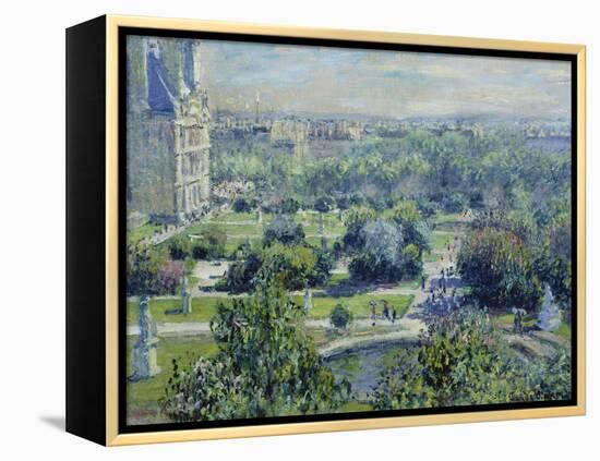 View of the Tuileries Gardens, Paris, 1876-Claude Monet-Framed Premier Image Canvas