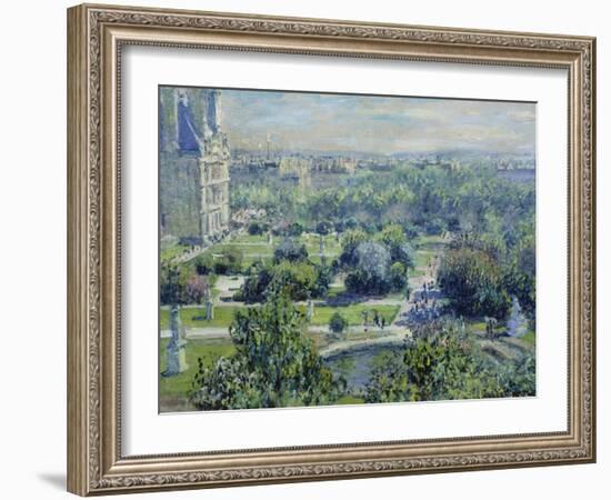 View of the Tuileries Gardens, Paris, 1876-Claude Monet-Framed Premium Giclee Print