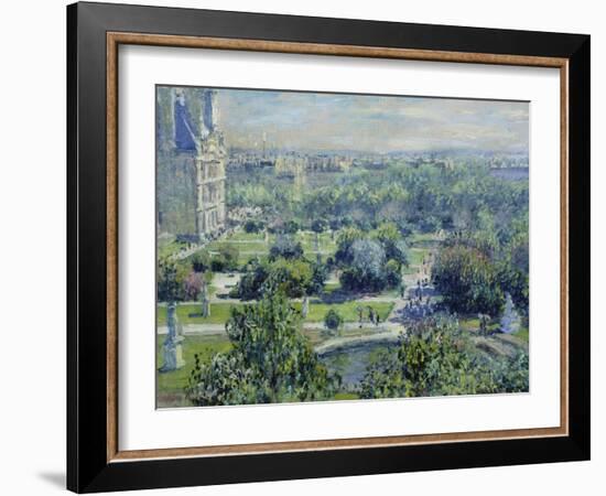 View of the Tuileries Gardens, Paris, 1876-Claude Monet-Framed Premium Giclee Print