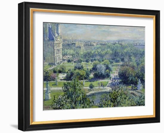 View of the Tuileries Gardens, Paris, 1876-Claude Monet-Framed Premium Giclee Print