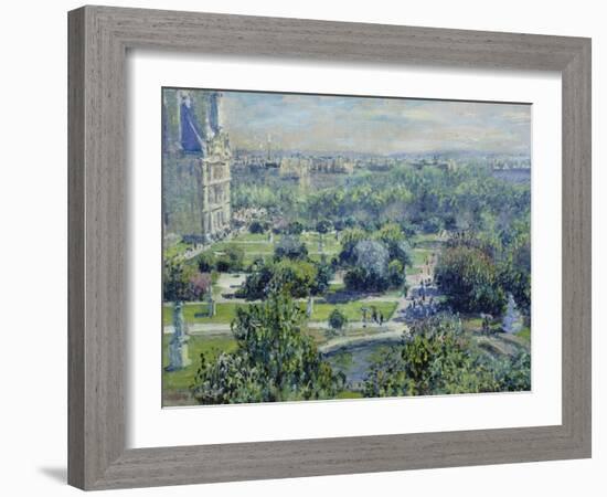 View of the Tuileries Gardens, Paris, 1876-Claude Monet-Framed Giclee Print