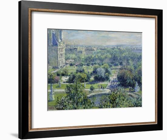 View of the Tuileries Gardens, Paris, 1876-Claude Monet-Framed Giclee Print