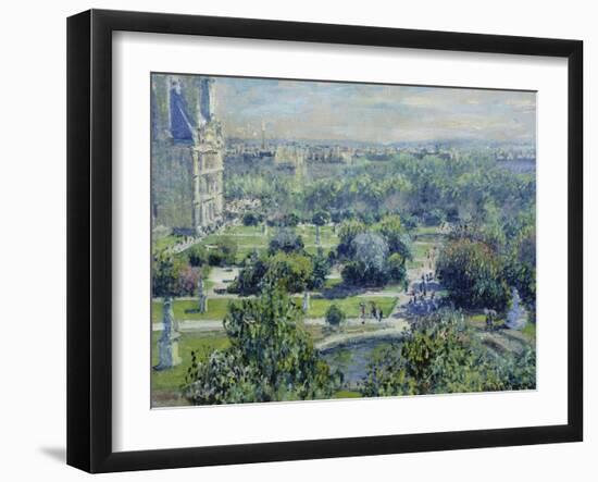 View of the Tuileries Gardens, Paris, 1876-Claude Monet-Framed Giclee Print