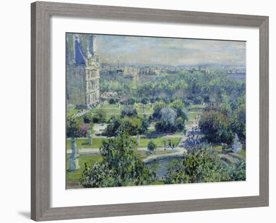 View of the Tuileries Gardens, Paris, 1876-Claude Monet-Framed Giclee Print