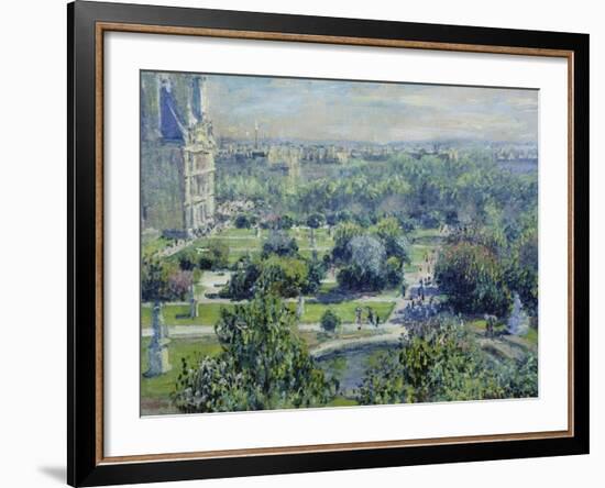 View of the Tuileries Gardens, Paris, 1876-Claude Monet-Framed Giclee Print