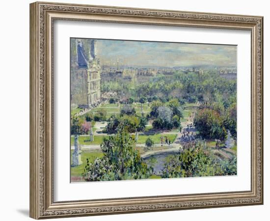 View of the Tuileries Gardens, Paris, 1876-Claude Monet-Framed Giclee Print