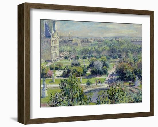 View of the Tuileries Gardens, Paris, 1876-Claude Monet-Framed Giclee Print