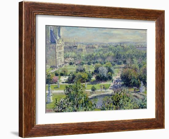 View of the Tuileries Gardens, Paris, 1876-Claude Monet-Framed Giclee Print