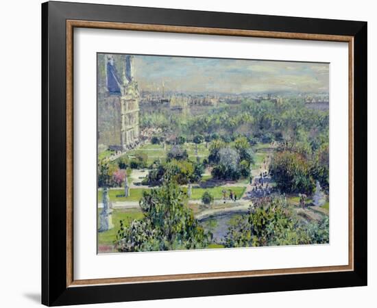 View of the Tuileries Gardens, Paris, 1876-Claude Monet-Framed Giclee Print