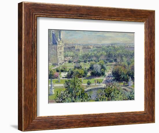 View of the Tuileries Gardens, Paris, 1876-Claude Monet-Framed Giclee Print