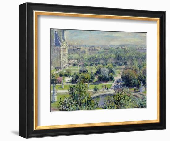 View of the Tuileries Gardens, Paris, 1876-Claude Monet-Framed Giclee Print