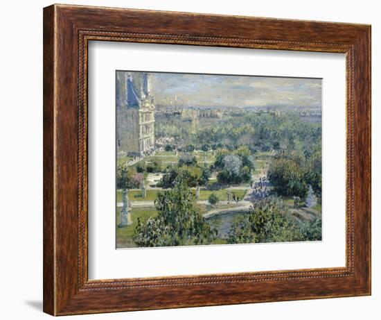 View of the Tuileries-Claude Monet-Framed Giclee Print