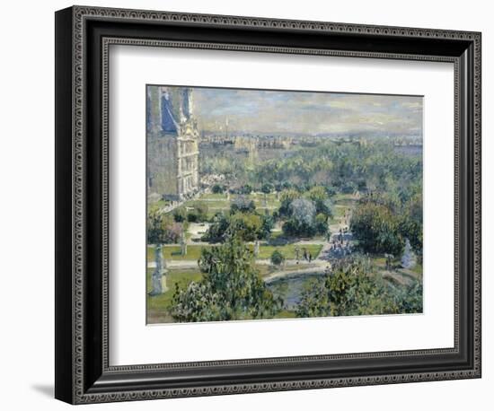 View of the Tuileries-Claude Monet-Framed Giclee Print