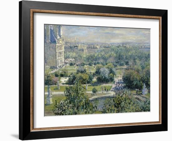 View of the Tuileries-Claude Monet-Framed Giclee Print