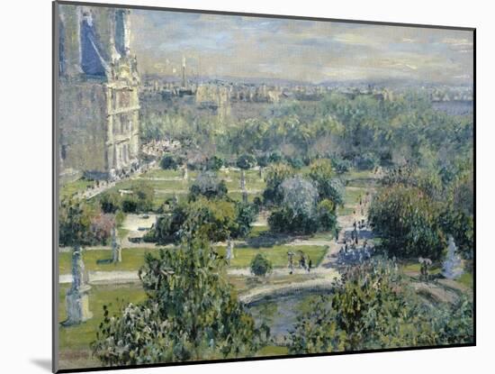 View of the Tuileries-Claude Monet-Mounted Giclee Print