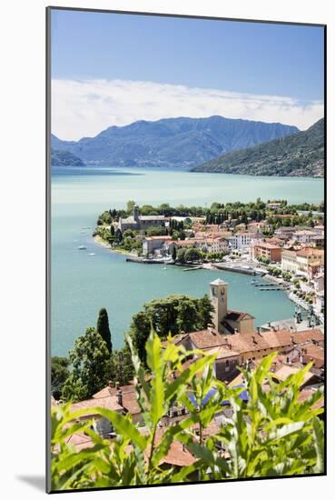 View of the typical village of Gravedona surrounded by Lake Como and gardens, Italian Lakes, Italy-Roberto Moiola-Mounted Photographic Print