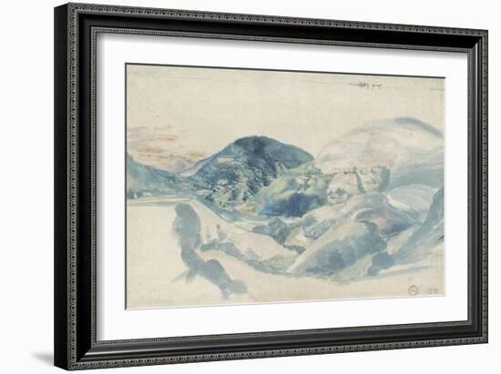 View of the Val De Cembra (Wehlsch Pirg), 1494-Albrecht Dürer-Framed Giclee Print