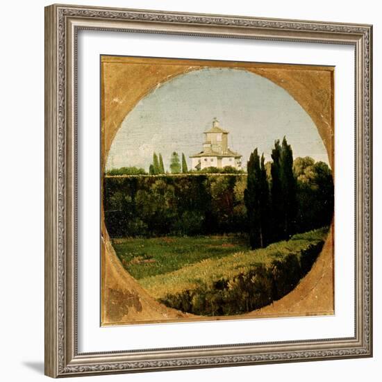 View of the Villa Medici, Rome-Jean-Auguste-Dominique Ingres-Framed Giclee Print