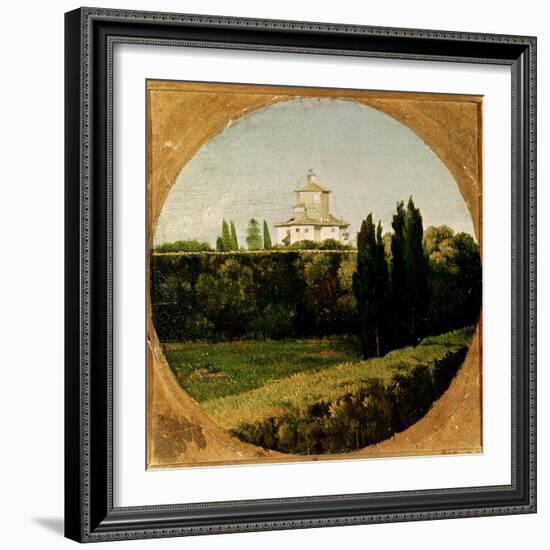View of the Villa Medici, Rome-Jean-Auguste-Dominique Ingres-Framed Giclee Print