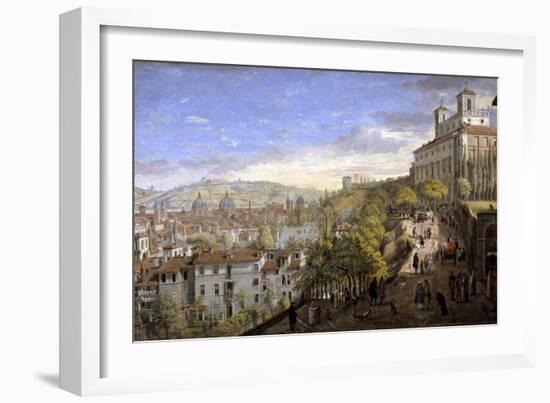 View of the Villa Medici, Rome-Gaspar van Wittel-Framed Giclee Print