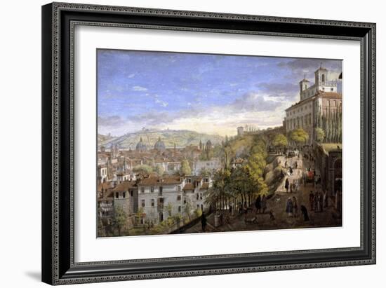 View of the Villa Medici, Rome-Gaspar van Wittel-Framed Giclee Print