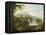 View of the Villa of Marcenas and Falls of Anio-Julius Caesar Ibbetson-Framed Premier Image Canvas