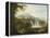 View of the Villa of Marcenas and Falls of Anio-Julius Caesar Ibbetson-Framed Premier Image Canvas