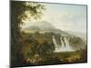 View of the Villa of Marcenas and Falls of Anio-Julius Caesar Ibbetson-Mounted Giclee Print