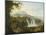 View of the Villa of Marcenas and Falls of Anio-Julius Caesar Ibbetson-Mounted Giclee Print