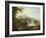 View of the Villa of Marcenas and Falls of Anio-Julius Caesar Ibbetson-Framed Giclee Print