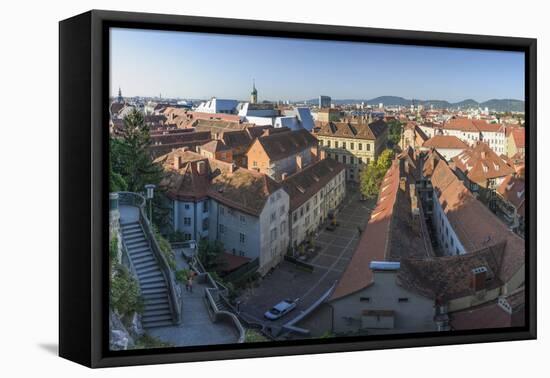 View of the War Dough on the Schlossbergplatz, Austria, Styria-Volker Preusser-Framed Premier Image Canvas