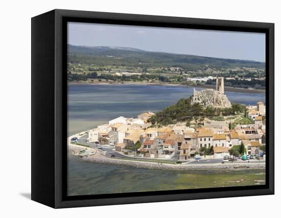 View of the Watchtower at Gruissan in Languedoc-Roussillon, France, Europe-David Clapp-Framed Premier Image Canvas