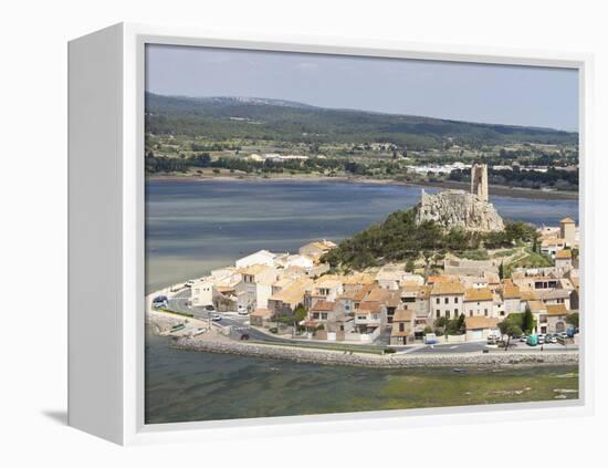 View of the Watchtower at Gruissan in Languedoc-Roussillon, France, Europe-David Clapp-Framed Premier Image Canvas