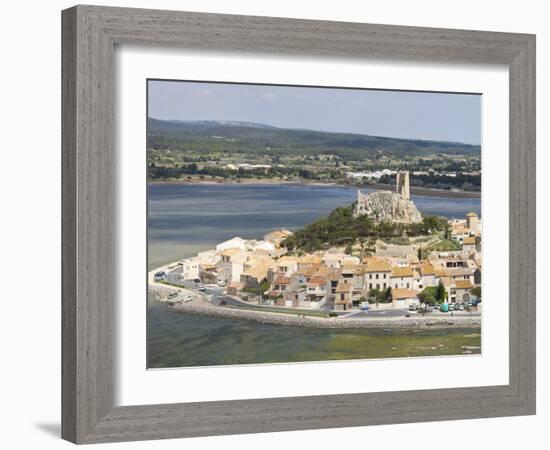 View of the Watchtower at Gruissan in Languedoc-Roussillon, France, Europe-David Clapp-Framed Photographic Print