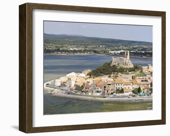 View of the Watchtower at Gruissan in Languedoc-Roussillon, France, Europe-David Clapp-Framed Photographic Print