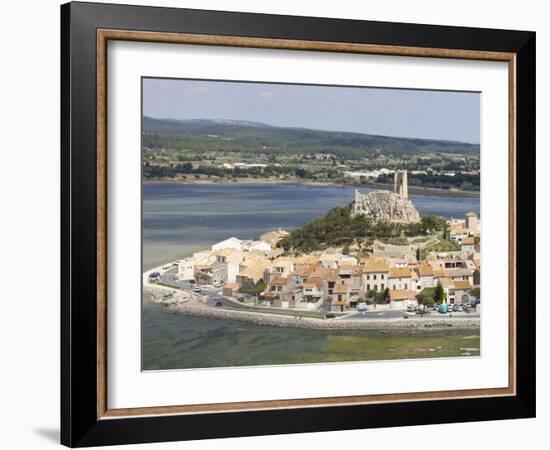 View of the Watchtower at Gruissan in Languedoc-Roussillon, France, Europe-David Clapp-Framed Photographic Print