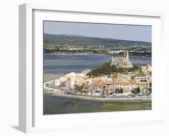 View of the Watchtower at Gruissan in Languedoc-Roussillon, France, Europe-David Clapp-Framed Photographic Print