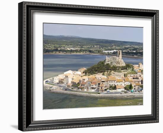 View of the Watchtower at Gruissan in Languedoc-Roussillon, France, Europe-David Clapp-Framed Photographic Print