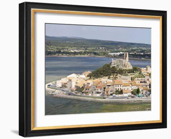 View of the Watchtower at Gruissan in Languedoc-Roussillon, France, Europe-David Clapp-Framed Photographic Print