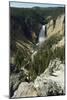 View of the Waterfall in the Grand Canyon of the Yellowstone, Yellowstone National Park, Wyoming-Natalie Tepper-Mounted Photo