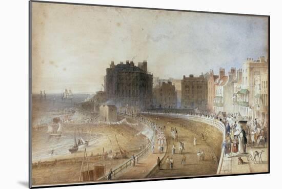 View of the Waterfront at Brighton-George Sidney Shepherd-Mounted Giclee Print