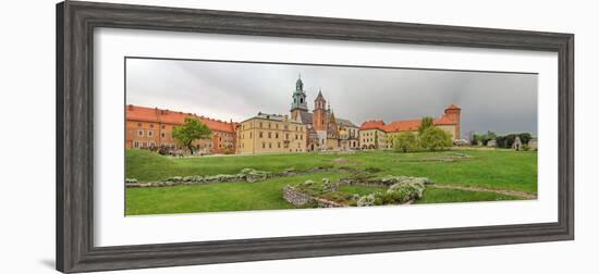 View of the Wawel Castle with the Wawel Cathedral, Krakow, Poland-null-Framed Photographic Print